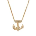 Shrimps anchor pendant necklace - Gold