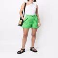 Kenzo high-waisted cargo shorts - Green