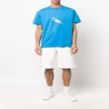 Jil Sander high-waisted A-line bermuda shorts - White