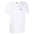 Balmain logo-embroidered cotton T-shirt - White