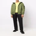 Stone Island Compass-patch zip-front lightweight jacket - Green