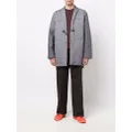 Mackintosh Mist Liner buckle-front jacket - Grey