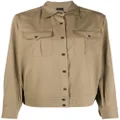 ASPESI long-sleeve cotton shirt - Brown