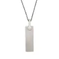 Parts of Four Plate pendant necklace - Silver