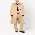 Miu Miu single-breasted chino coat - Neutrals