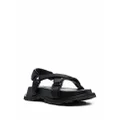 Jil Sander touch-strap flat sandals - Black