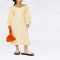 Nanushka Lo midi shirt dress - Orange