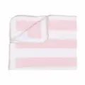 La Stupenderia striped organic cotton blanket - Pink