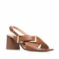 Sergio Rossi Prince leather sandals - Brown