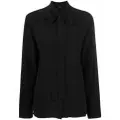 JOSEPH Bayne tie-fastening blouse - Black