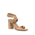 Senso 90mm Chrissy leather sandals - Brown