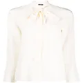 JOSEPH Bayne silk blouse - Neutrals