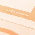 Linda Farrow logo-print cotton towel - Orange