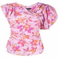 ISABEL MARANT Madinea floral-print blouse - Pink