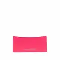 Alexander McQueen embossed leather cardholder - Pink
