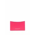 Alexander McQueen embossed leather cardholder - Pink