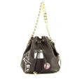 Christian Dior Pre-Owned 2016 logo-patches bucket bag - Black