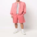 Zegna cotton zip-up hoodie - Pink