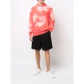 Paul Smith cloud-print pullover hoodie - Red
