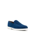 Casadei perforated slip-on loafers - Blue