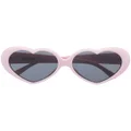 Moschino Eyewear heart-shaped frame sunglasses - Pink