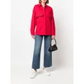 Mackintosh LORRIANE cotton overshirt jacket - Red