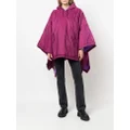 Mackintosh SIMA hooded poncho - Pink