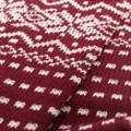 Mackintosh fair isle intarsia knit socks - Red