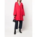 Mackintosh BONI RAINTEC hooded poncho - Red