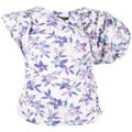 ISABEL MARANT Madinea floral-print blouse - Purple