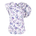 ISABEL MARANT Madinea floral-print blouse - Purple