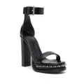 Alexander McQueen spiked-sole high-heel sandals - Black