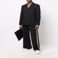 Balmain side-detail trousers - Black