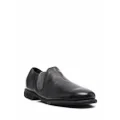Guidi slip-on round-toe loafers - Black