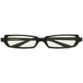 Undercover UC1B4E01 rectangle-frame sunglasses - Black