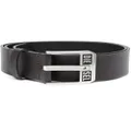 Diesel Bluestar II leather belt - Black