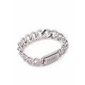 Prada Crystal Logo Jewels bracelet - Silver