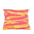 Maharishi tiger-print cushion - Pink
