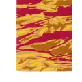 Maharishi abstract-pattern wool rug - Red