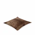 Dolce & Gabbana Duchesse large leopard-print cushion - Brown
