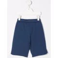 Zhoe & Tobiah drawstring-waist cotton track shorts - Blue