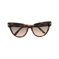 TOM FORD Eyewear Nadine cat-eye sunglasses - Brown