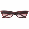Balmain Eyewear B-II cat-eye frames sunglasses - Red