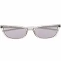 Oakley transparent-frame sunglasses - Grey