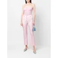 Moschino flared tailored trousers - Pink