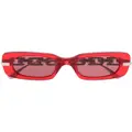 Ambush Eyewear A-chain tinted sunglasses - Red