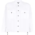 Balmain patch pocket over shirt - White