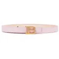 Balmain logo buckle belt - Pink