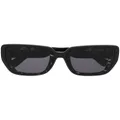 Mykita tortoise-detail square sunglasses - Black