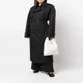 Junya Watanabe belted double-breasted trench coat - Black